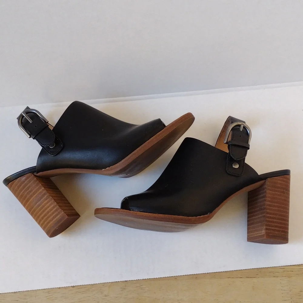 Madewell, square heel sandals,6.5 - Picture 6 of 11